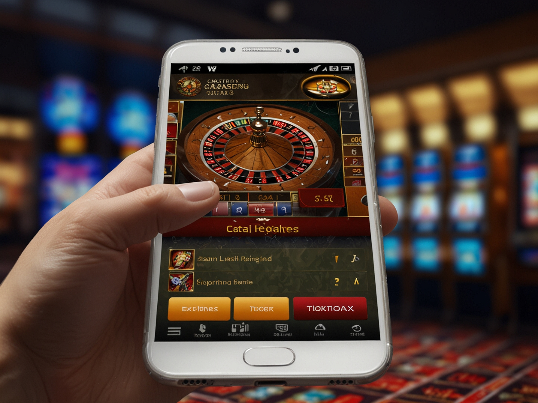 Mobile website on smartphone